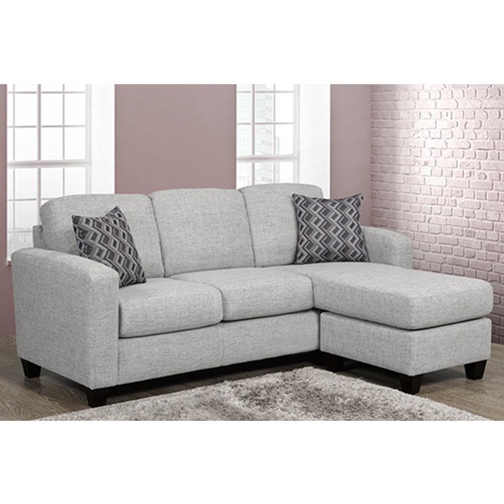 Lyons Charcoal Sectional Sofa - 1775 - Furniture King