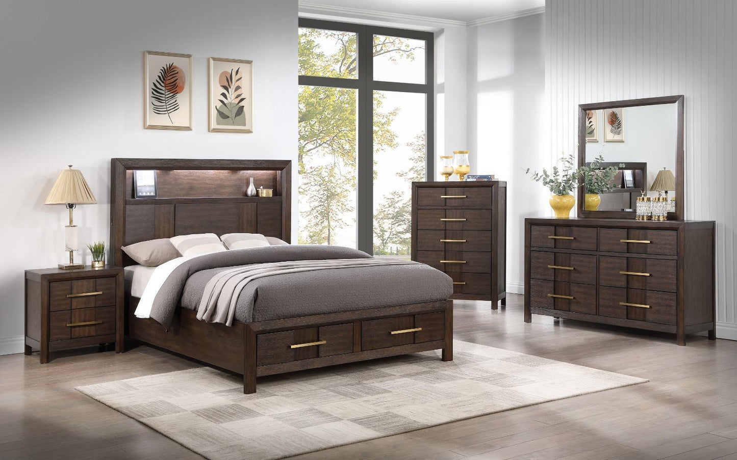 Kenzo Bedroom Set - Furniture King