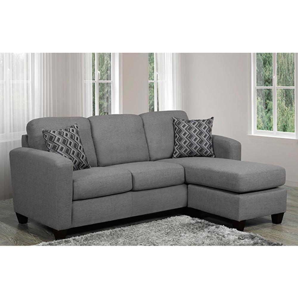 Lyons Charcoal Sectional Sofa - 1775 - Furniture King