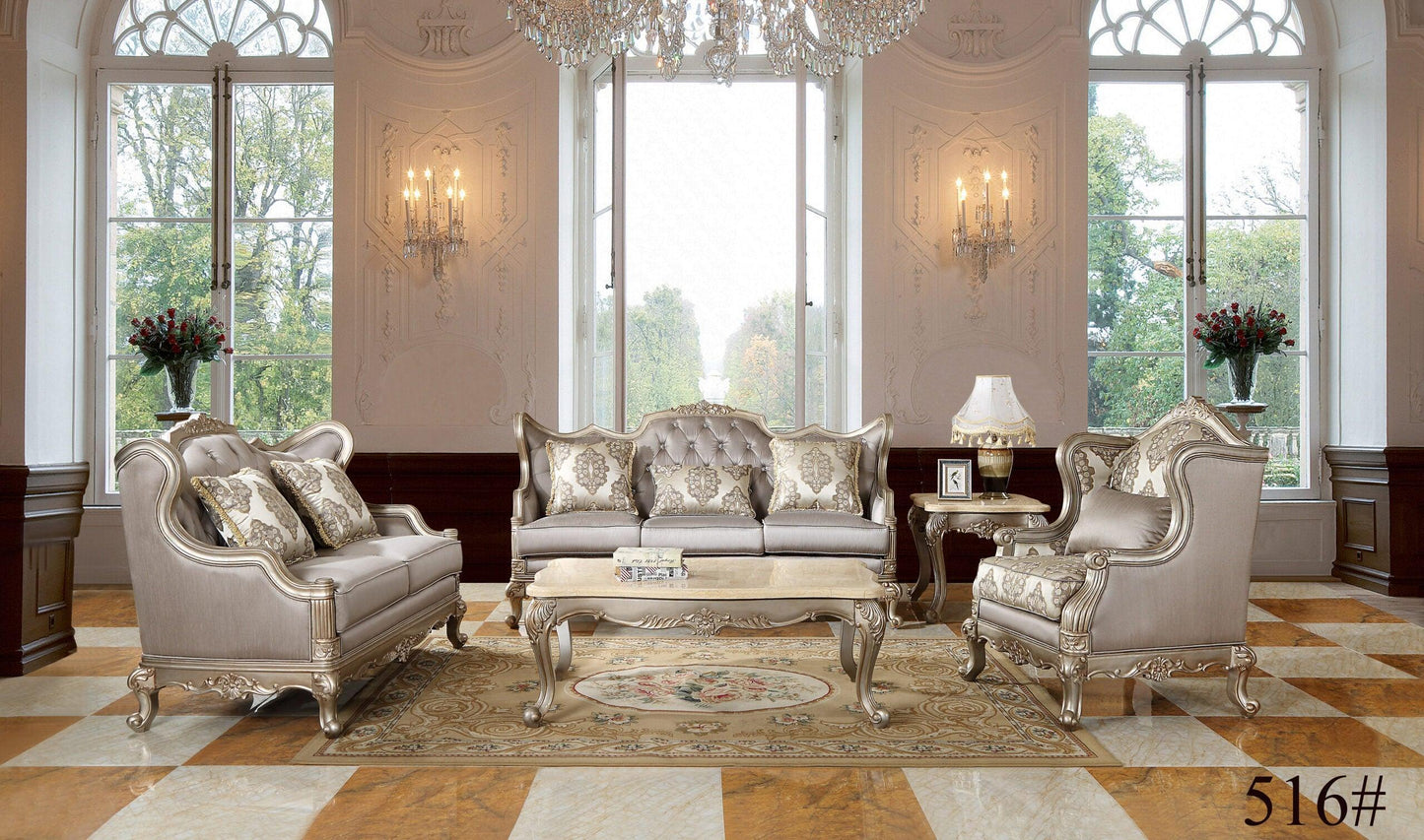 Vintage Royce Sofa Set - GL 6280 - Furniture King