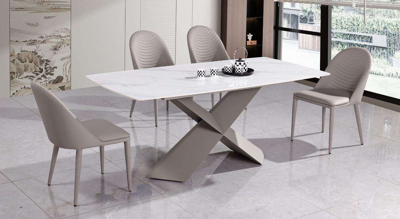 Stone Top – 7-Piece Dining Table Set - Furniture King