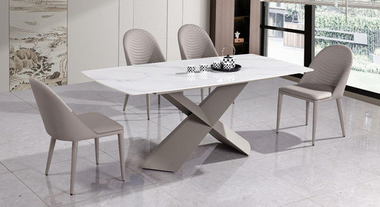Stone Top – 7-Piece Dining Table Set - Furniture King