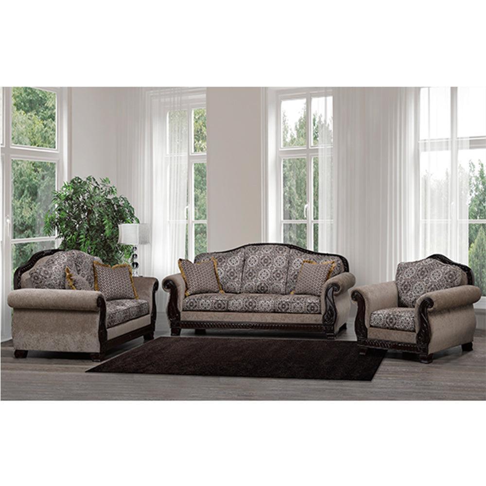 Canadian Made 3pc Choco Sofa Set - 2985 - Furniture King