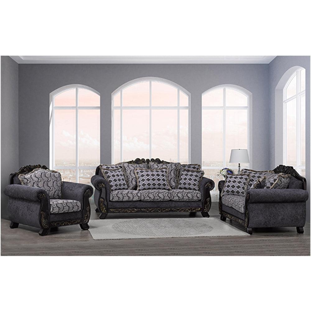 Canadian Made Charcoal Sofa & Loveseat - 2995 - Furniture King