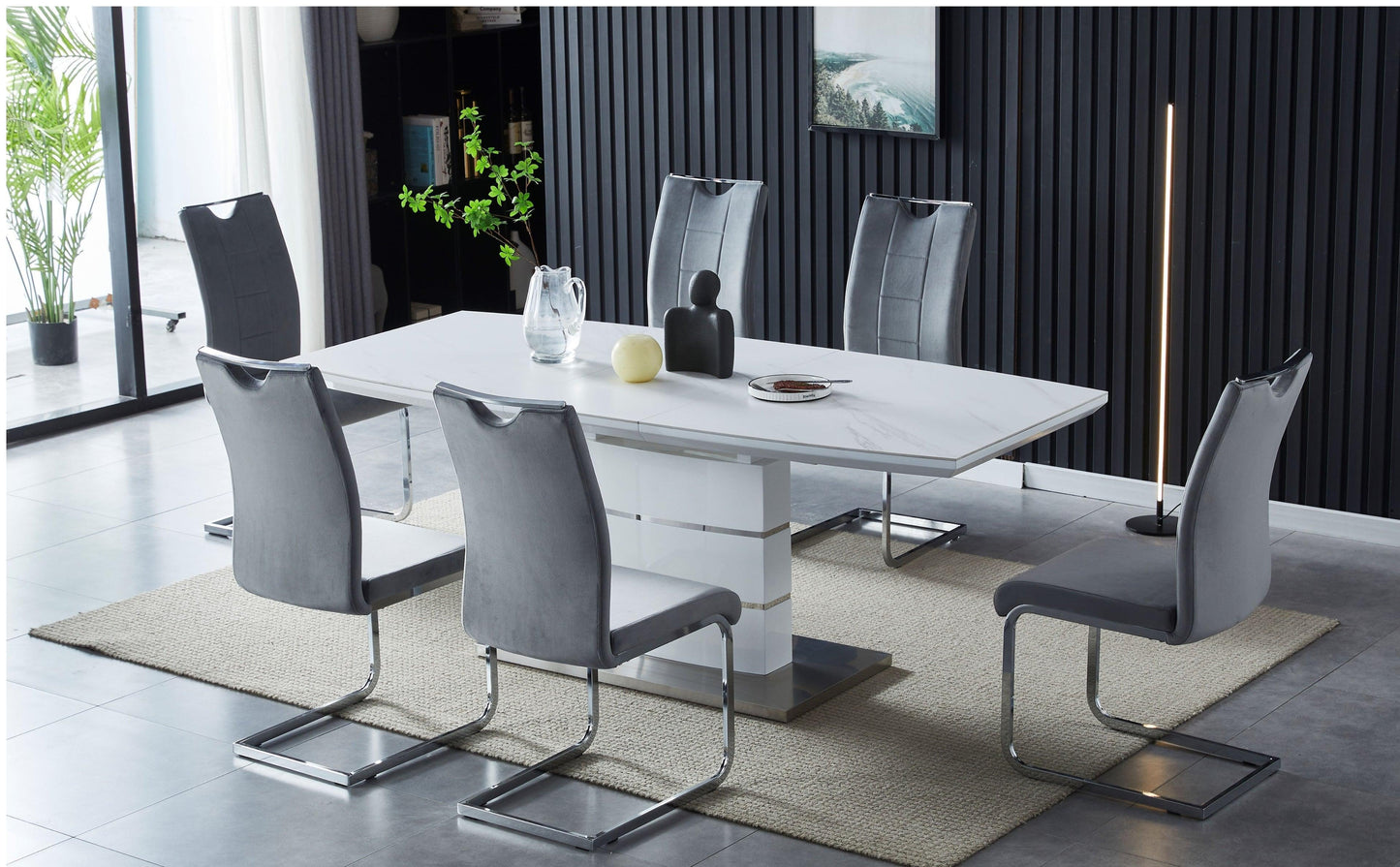 Owen - 7Pc Dining Set - Furniture King