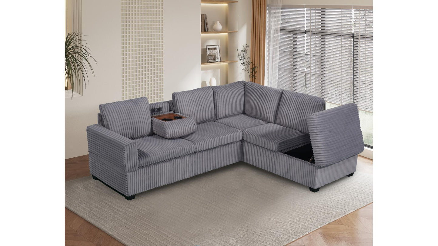 Snug Sectional Sofa With Storage Chaise
