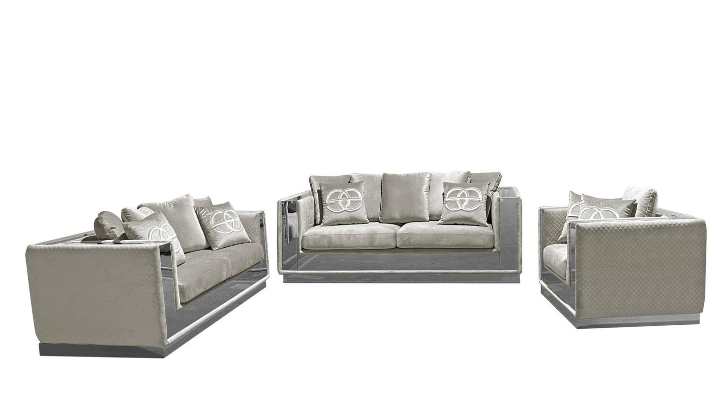 EROS - 3PC SOFA SET - Furniture King