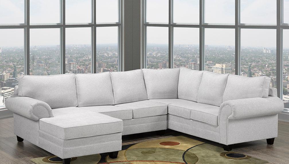 Stylish Sectional Sofa - 555 - Furniture King