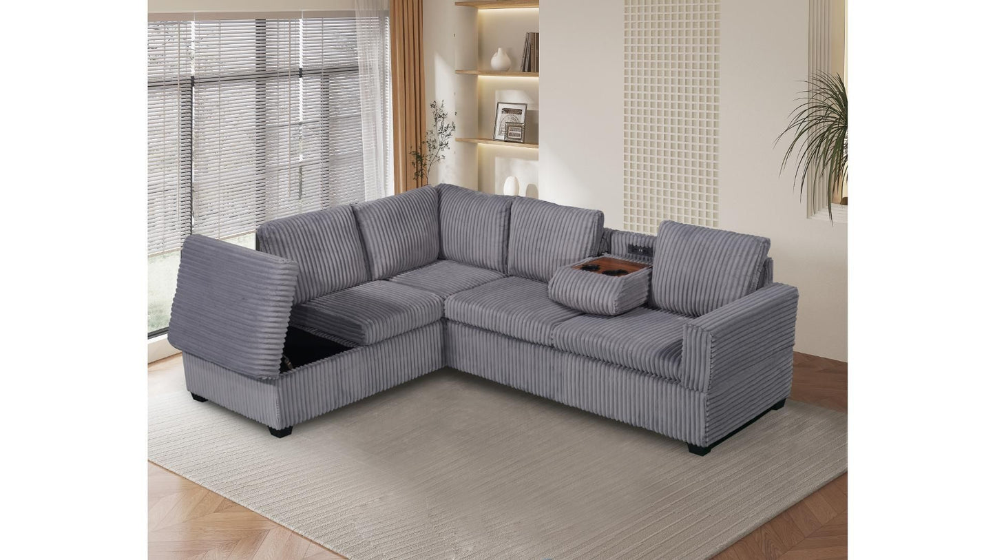Snug Sectional Sofa With Storage Chaise