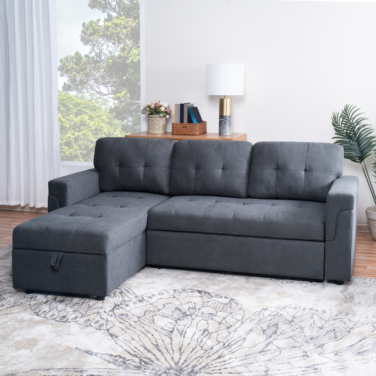 Reversible Sectional Sofa with Storage- 736 - Furniture Empire