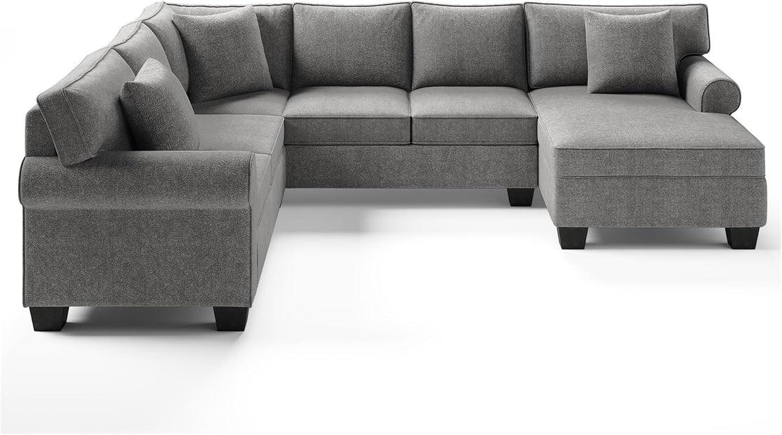 Stylish Sectional Sofa - 555 - Furniture King