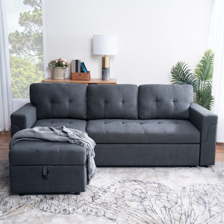 Reversible Sectional Sofa with Storage- 731