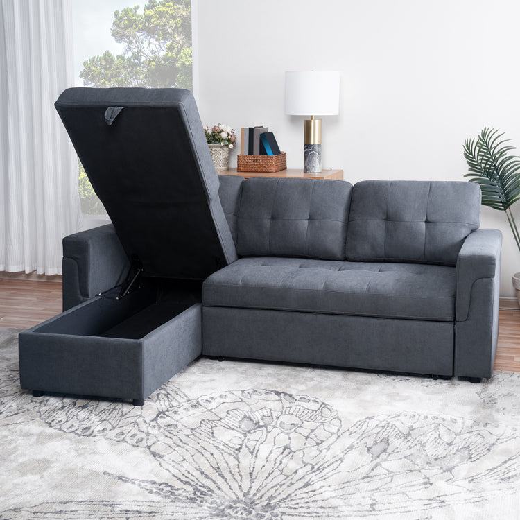 Reversible Sectional Sofa with Storage- 731