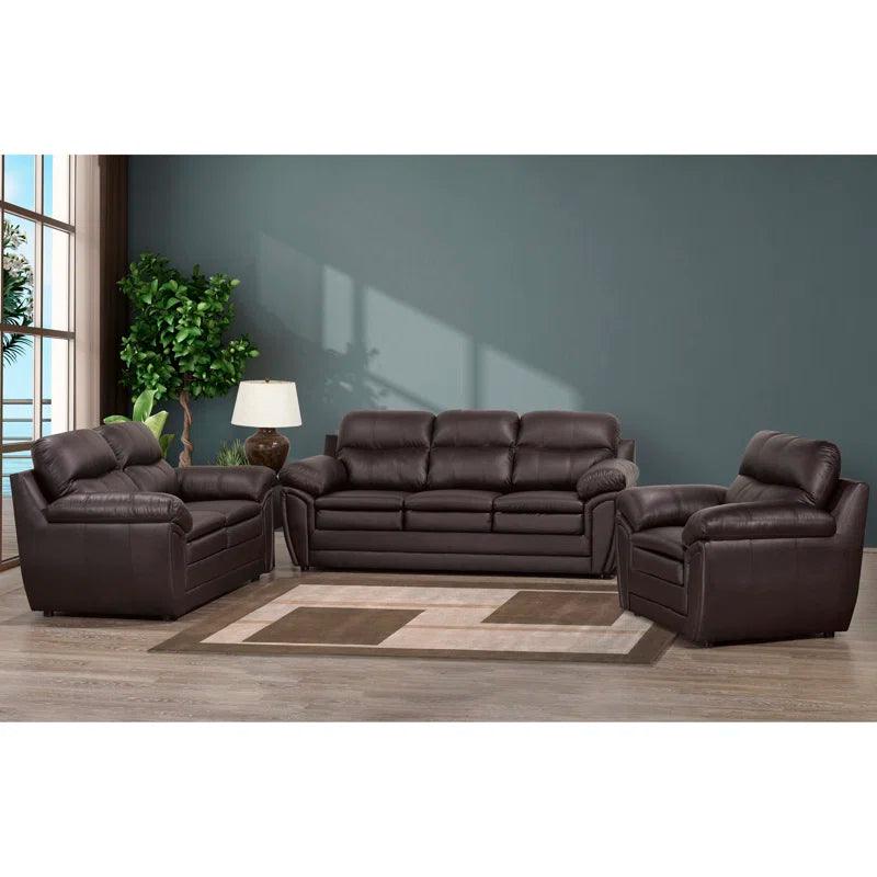 Canadian Made Leather Sofa & Loveseat - 5000 - Furniture King