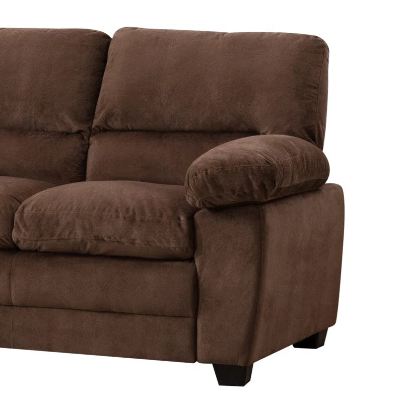 Brown 2PC Sofa Set - 7060