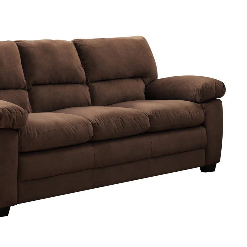 Brown 2PC Sofa Set - 7060