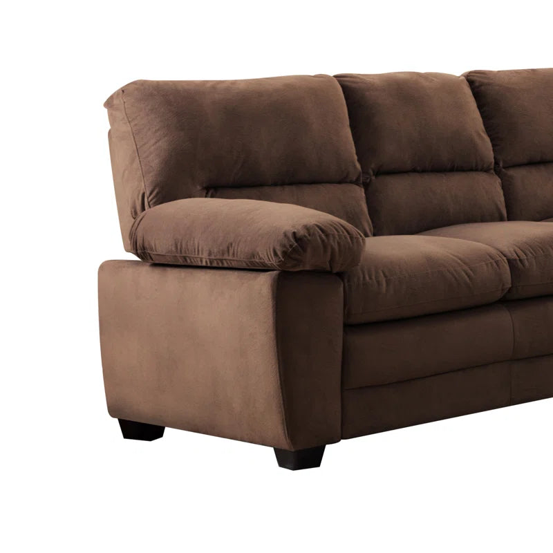 Brown 2PC Sofa Set - 7060