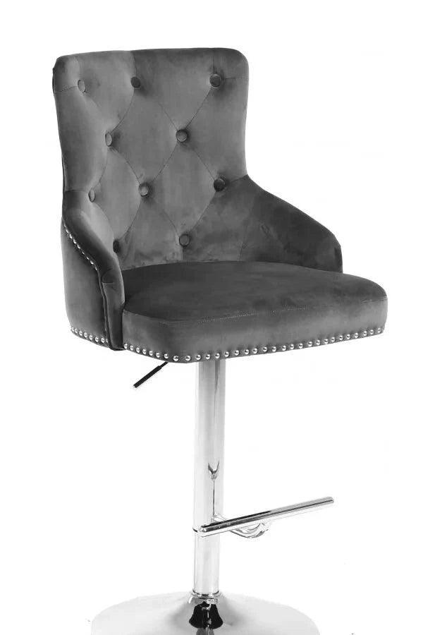 Velvet Bar Stool ST-6020 - Furniture King