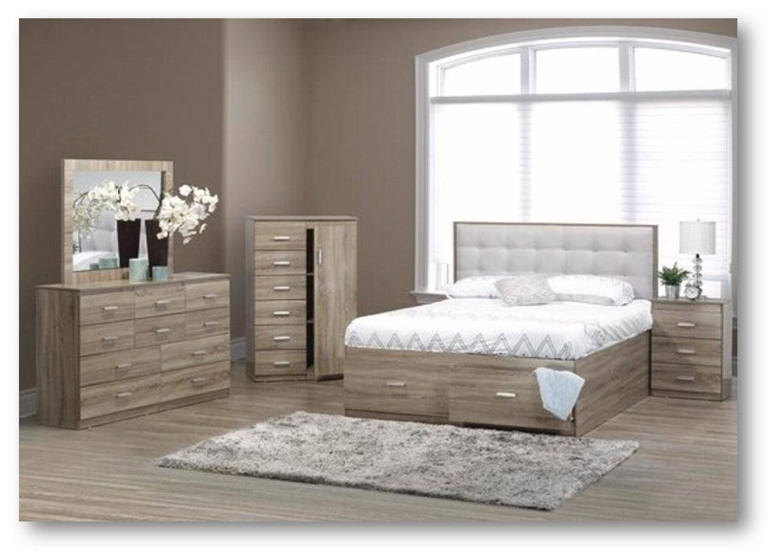 Canadian-Made 6Pc Bedroom Set - NB168 - Furniture King