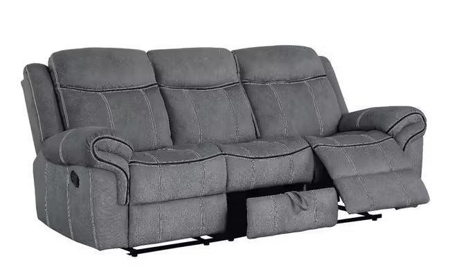 3Pc Manual Fabric Recliner - 0028 - Furniture King