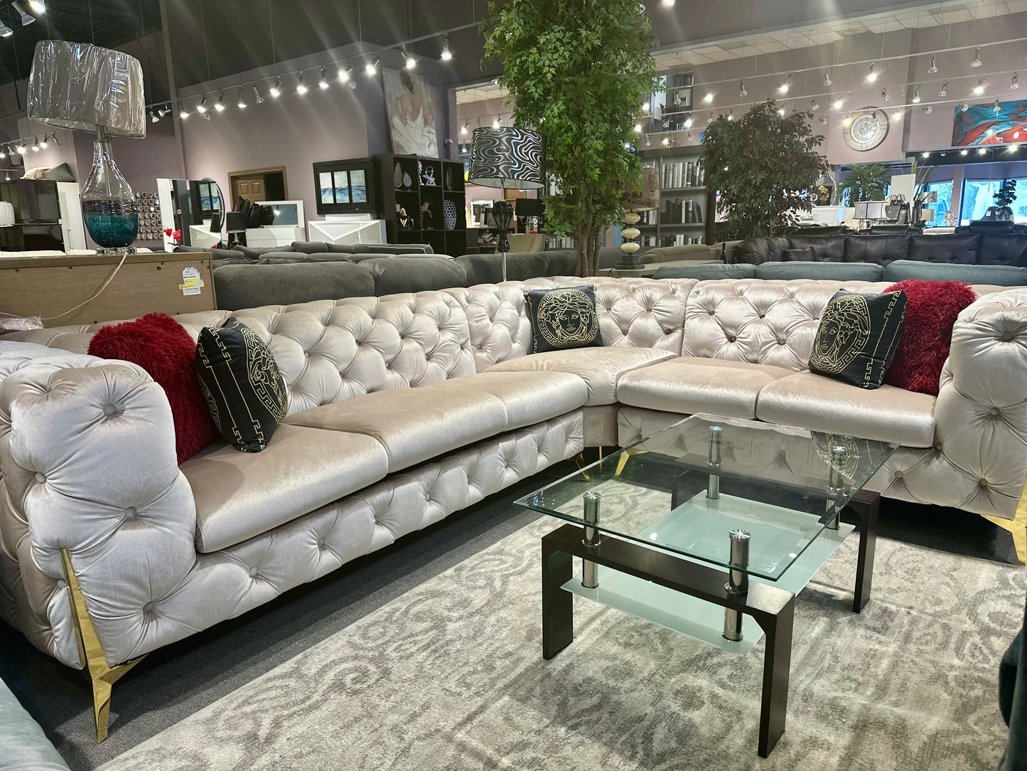 Modern Sectional Sofa - Furniture King