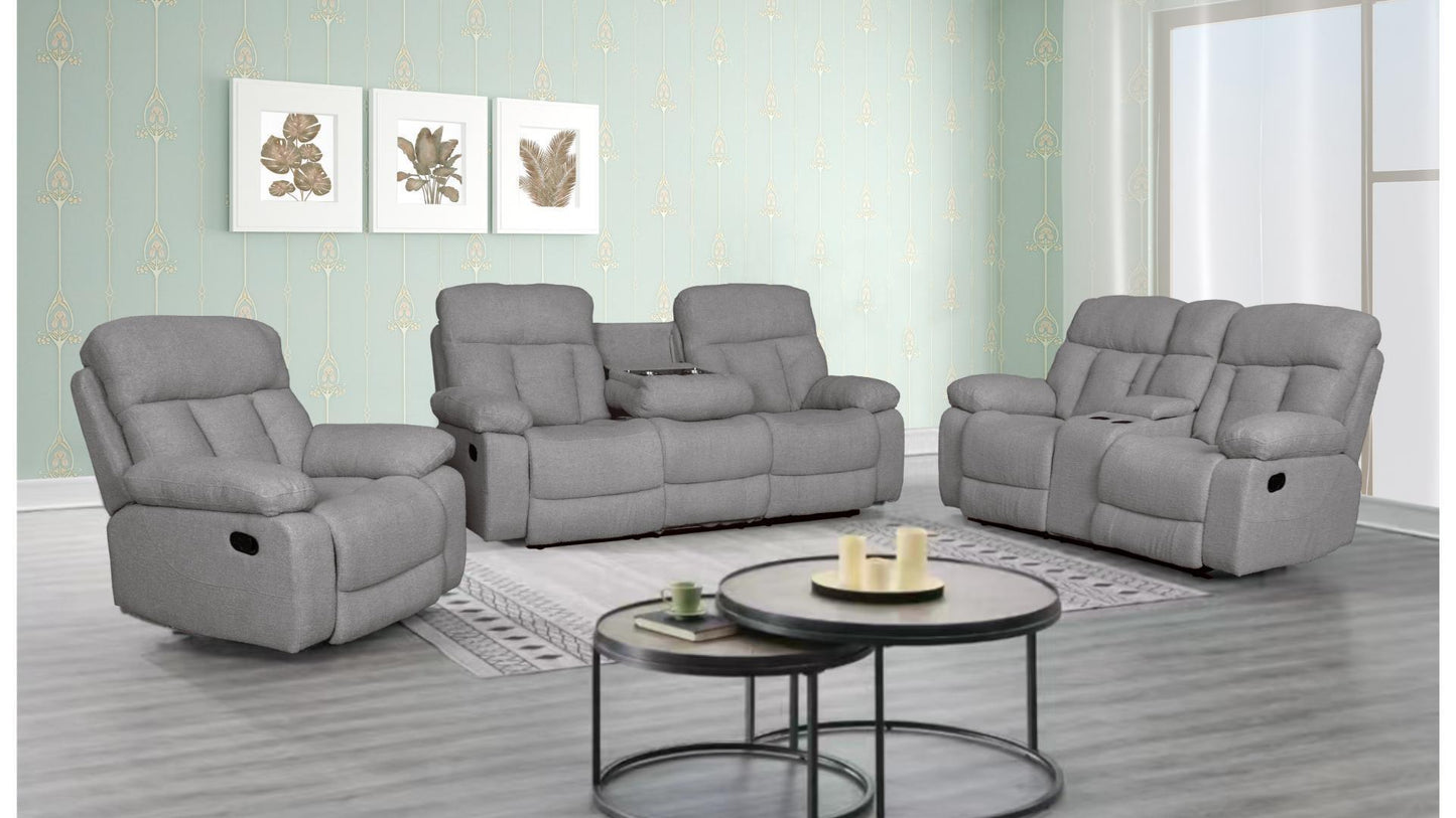 Malia - 3Pc Sofa Set Recliner - Furniture King