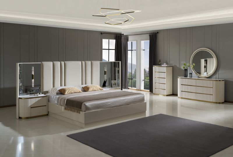 Paris - 6Pc Bedroom Set - Furniture Empire