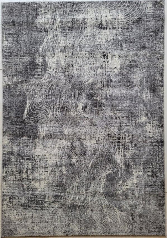 Swirling Abstract Omega Rug - Furniture King