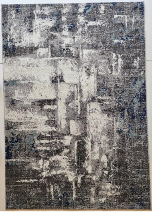 Contemporary Abstract Omega Rug - Furniture King
