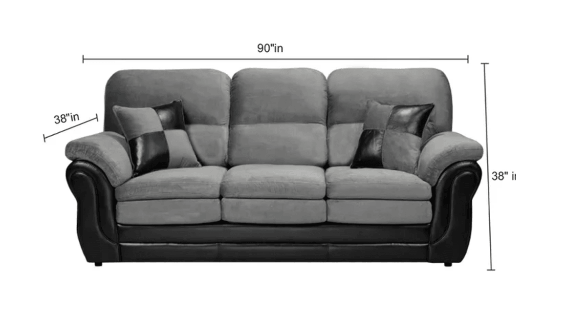 Canadian Made Fabric Sofa & Loveseat - 4070 - Furniture King