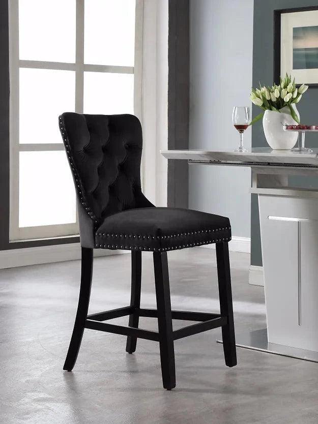 Velvet Bar Chair - ST-6011 - Furniture King