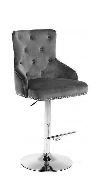 Velvet Bar Stool - ST-6020-6021 - Furniture King