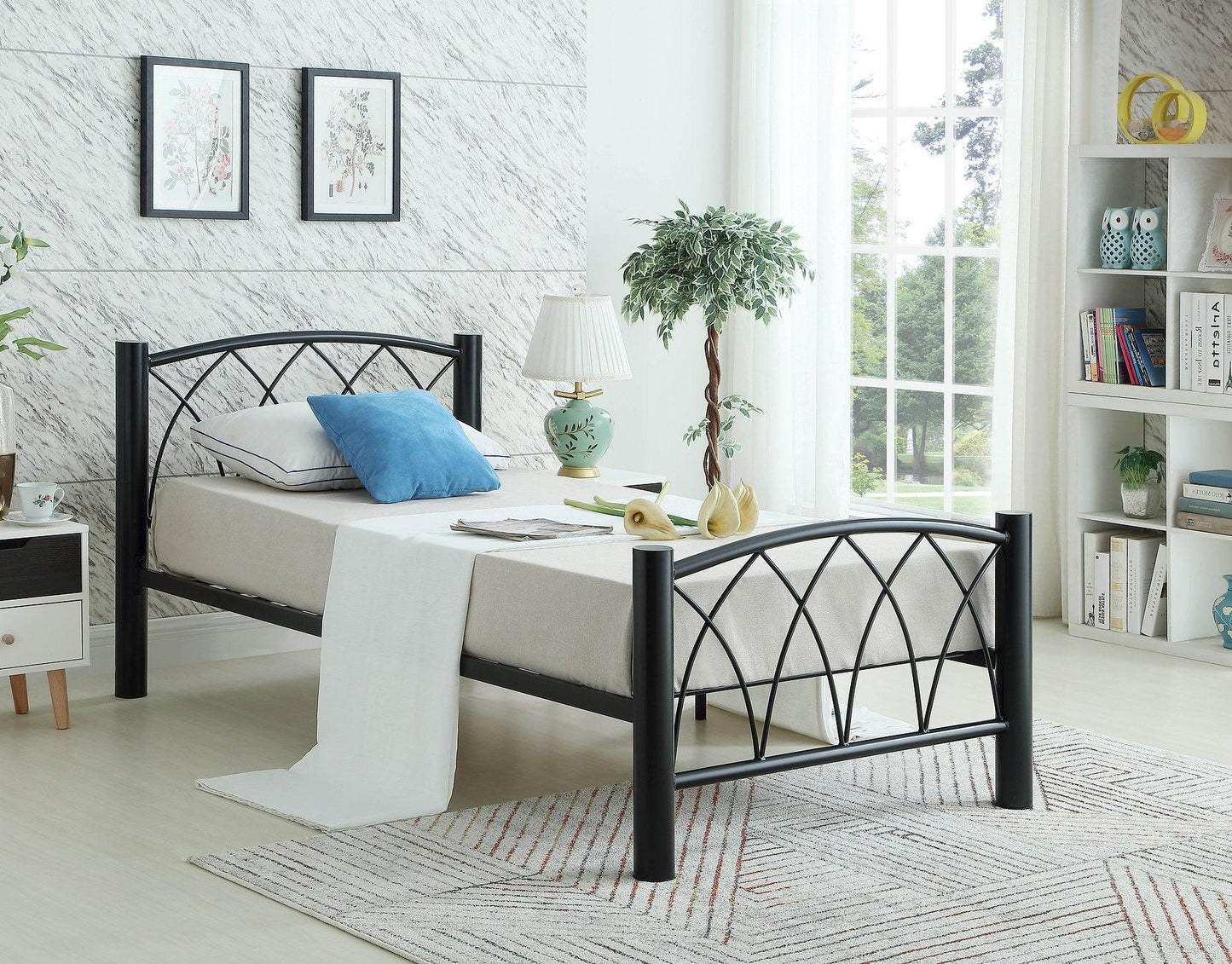 Metal Bed Frame - IF-182 - Furniture King