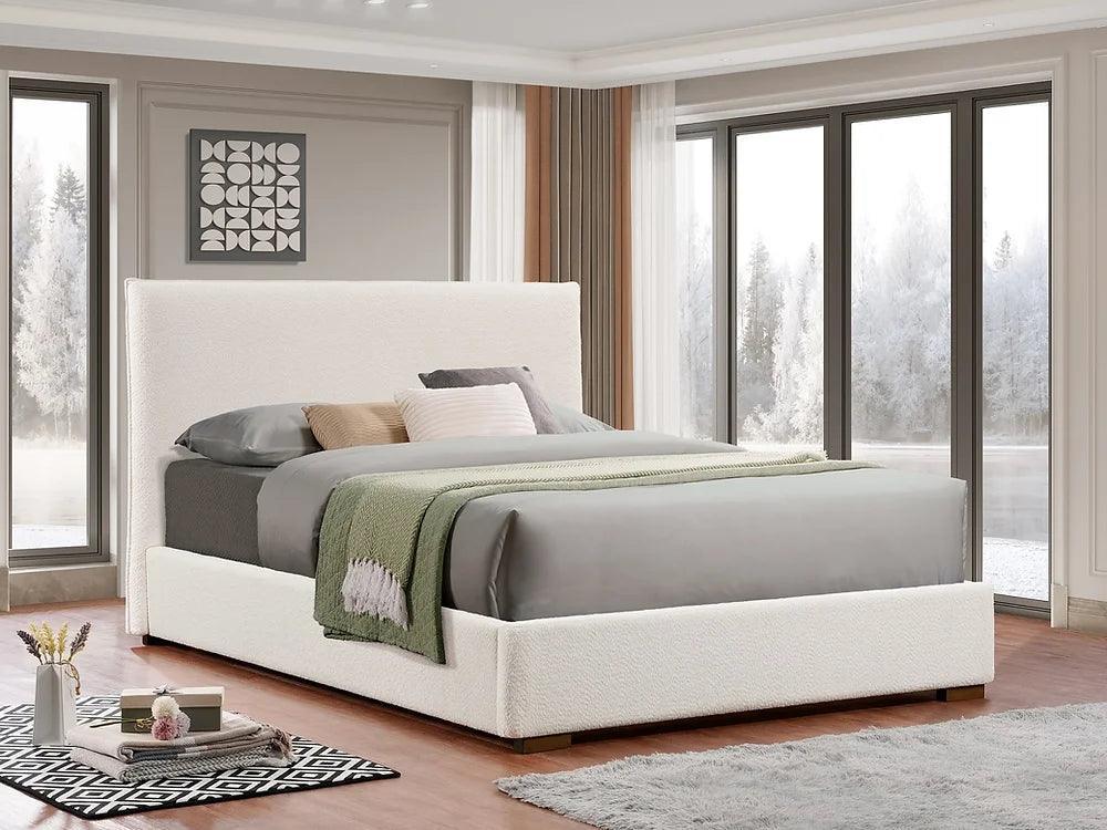 Modern Boucle Fabric Bed Frame - IF- 5568 - Furniture King