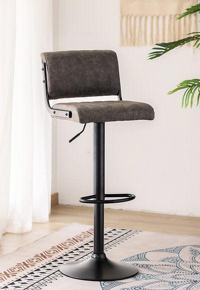 Black Frame Bar Stool - ST-7800-7801 - Furniture King