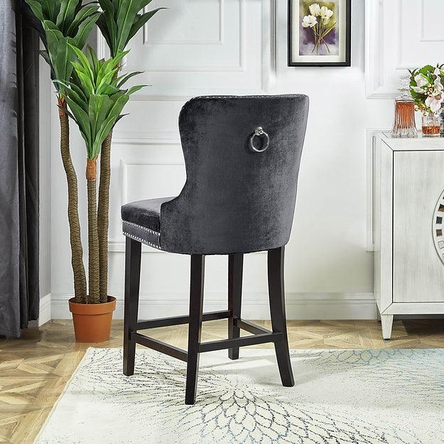 Velvet Bar Chair - ST-6011 - Furniture King
