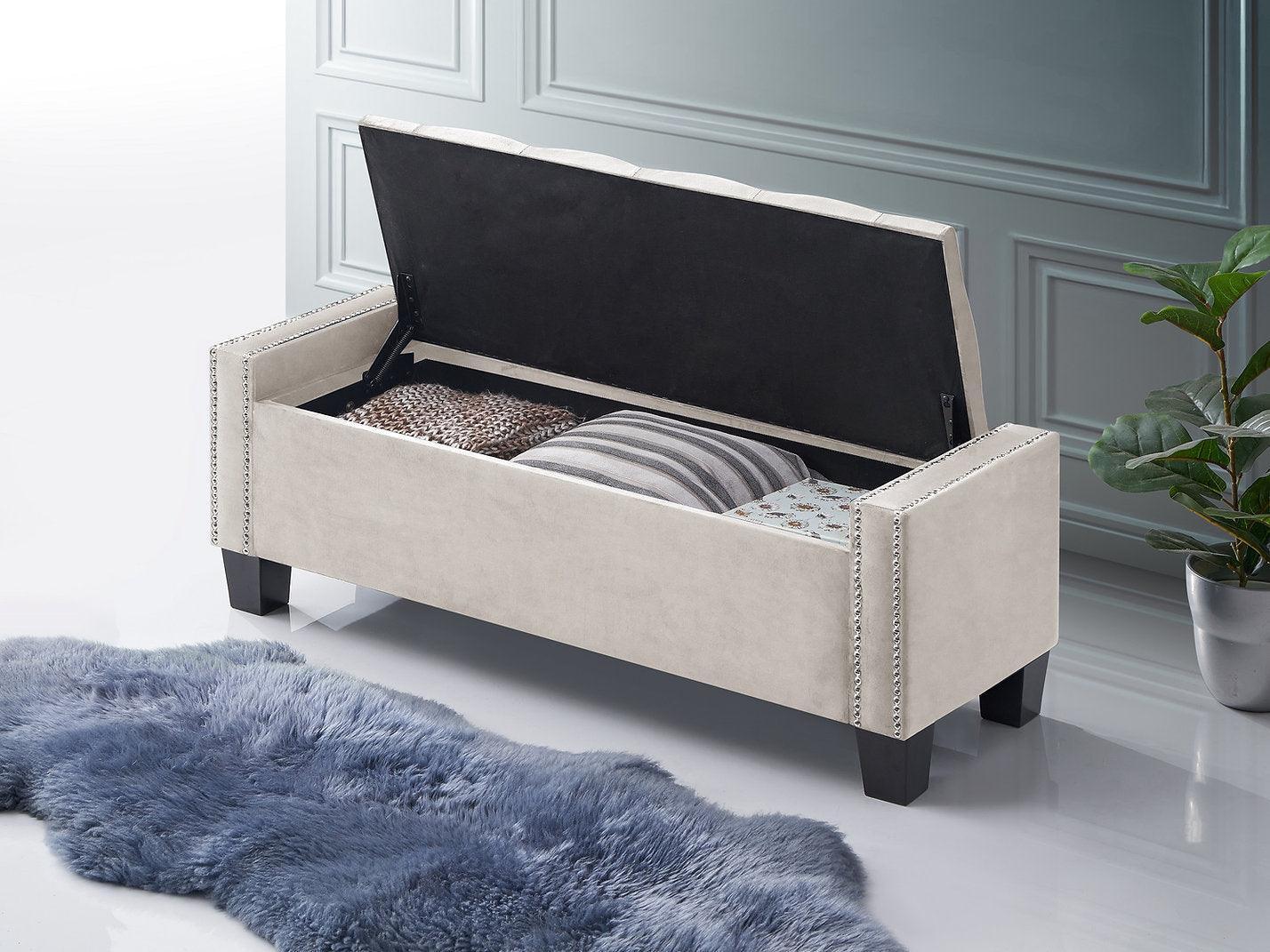 Luxury Storage Bench - IF-6200 - Furniture King