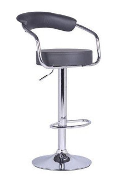 Curved Backrest Bar Stool - ST-7500 - Furniture King
