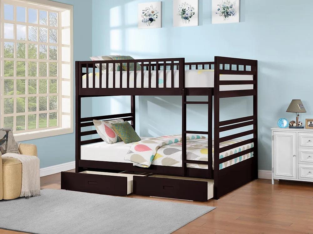 Kids Bunk Bed - B-115 G/E/W - Furniture King