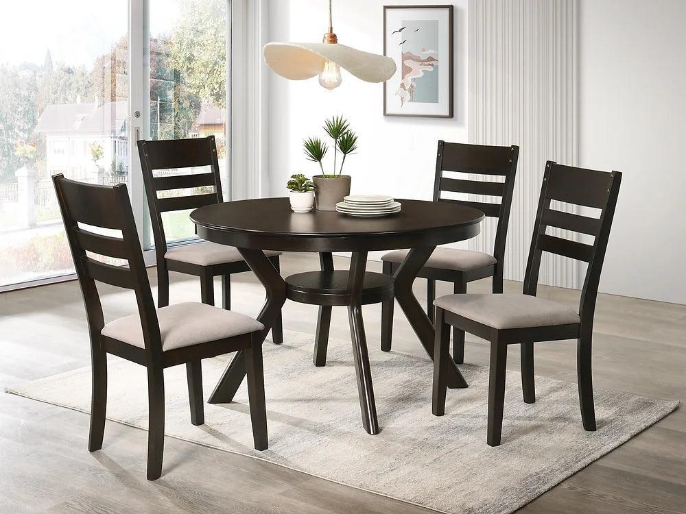 Dining Set with Storage Shelf - IF1085 - Furniture King