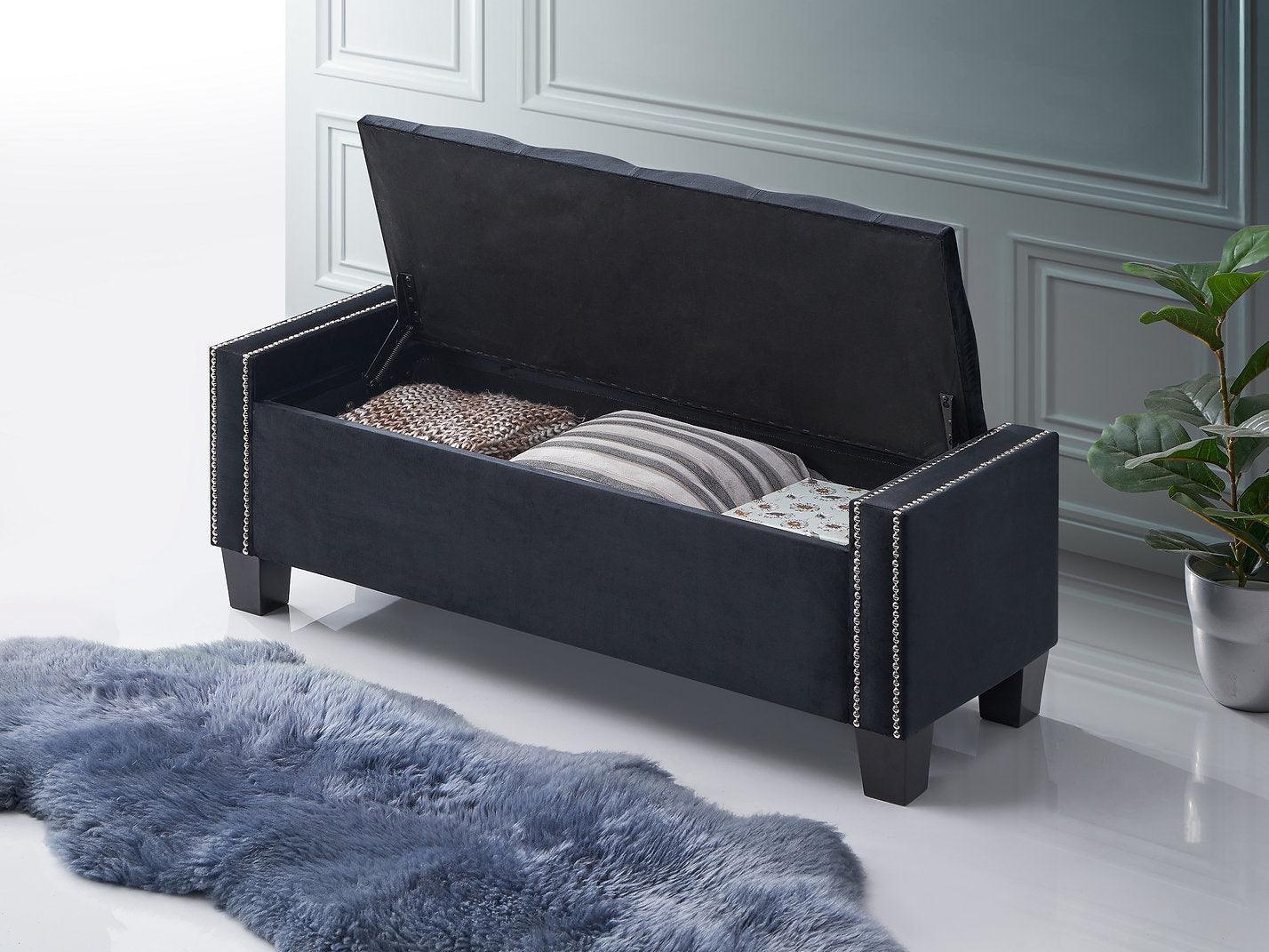 Luxury Storage Bench - IF-6200 - Furniture King