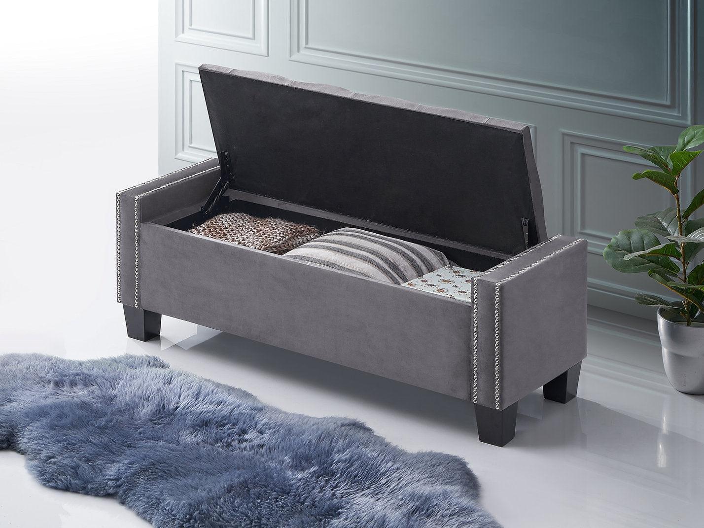 Luxury Storage Bench - IF-6200 - Furniture King