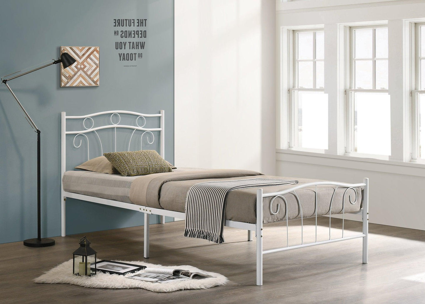 Metal Bed Frame - IF-155 - Furniture King