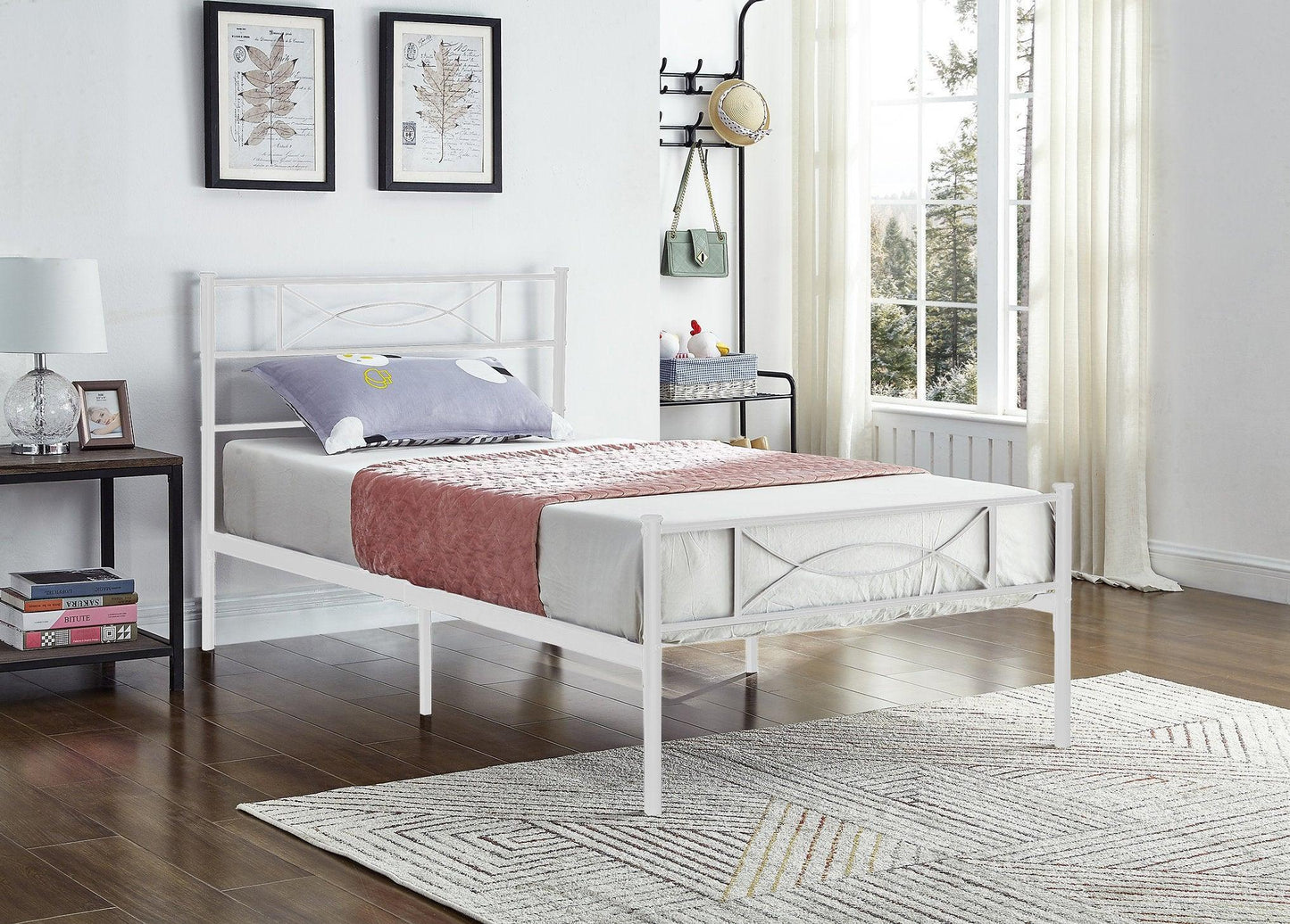 Modern Metal Bed - IF-154 - Furniture King