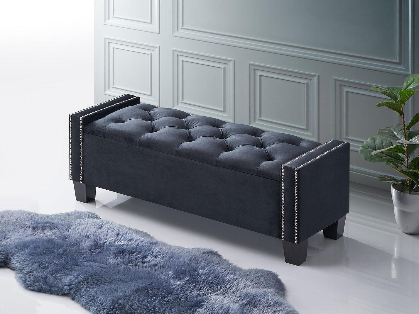 Luxury Storage Bench - IF-6200 - Furniture King