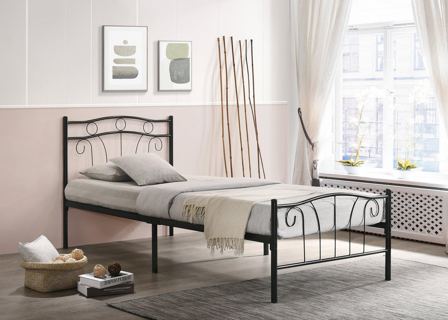Metal Bed Frame - IF-155 - Furniture King