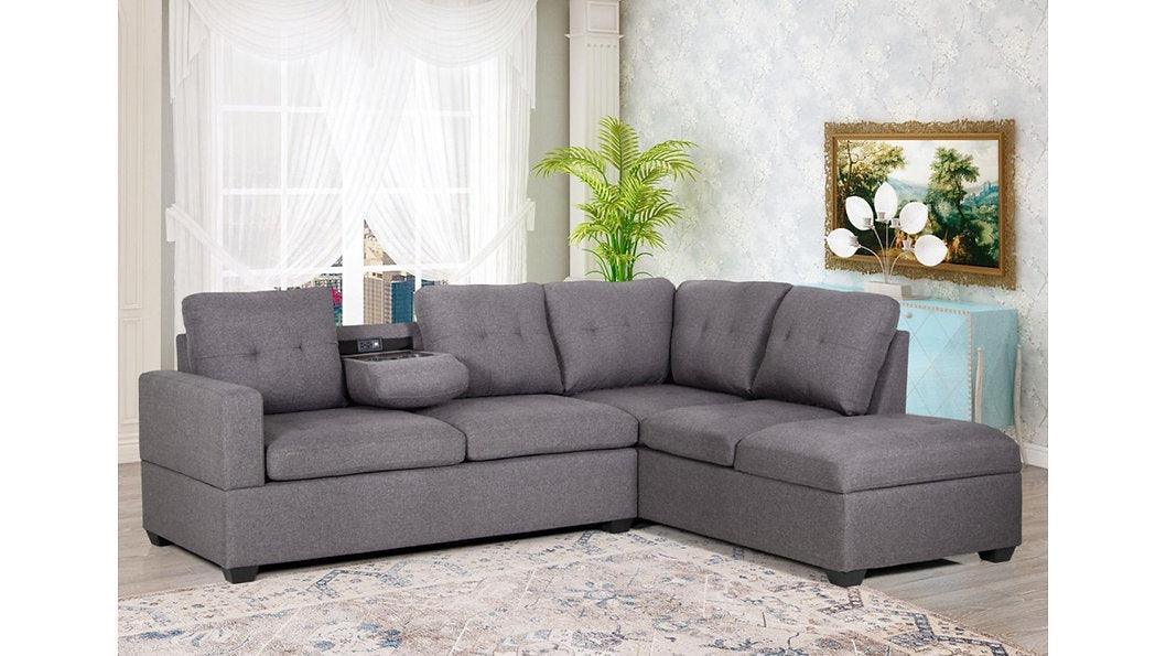 Mia Sectional Sofa - 9829 - Furniture King