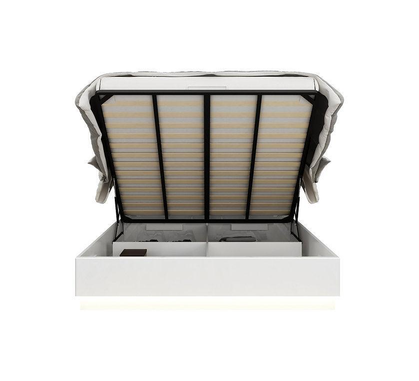 Bedroom Furniture - White Taylor Lacquer Bedroom Set - Furniture King