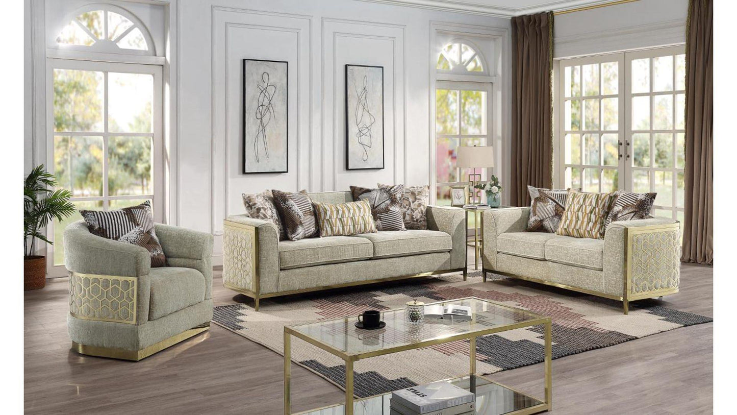 Luxury 3Pc Sofa Set - Alana - Furniture King