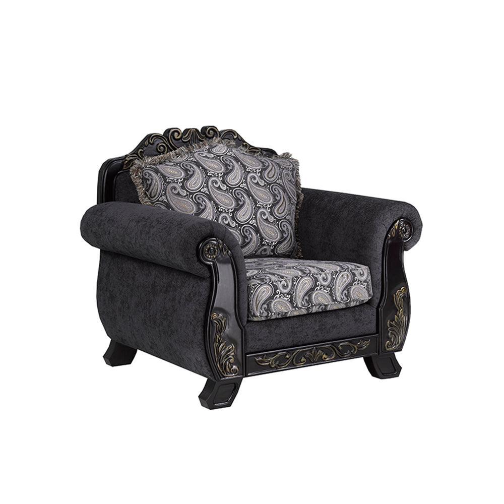 Canadian Made Charcoal Accent Chair - 2995 - Furniture King